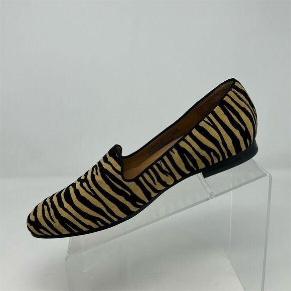 Vionic Willa Women's Slip-On Flats Tiger Stripe Suede Size 8 Brown and Black - Picture 4 of 13